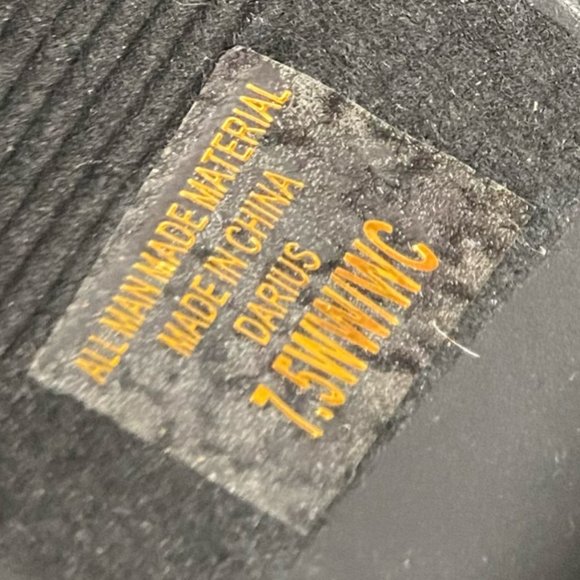 Unr8ted, Darius, Black Knee High Boot, Wide Calf, Round Toe, Buckle, Size 7.5 W - Picture 15 of 15